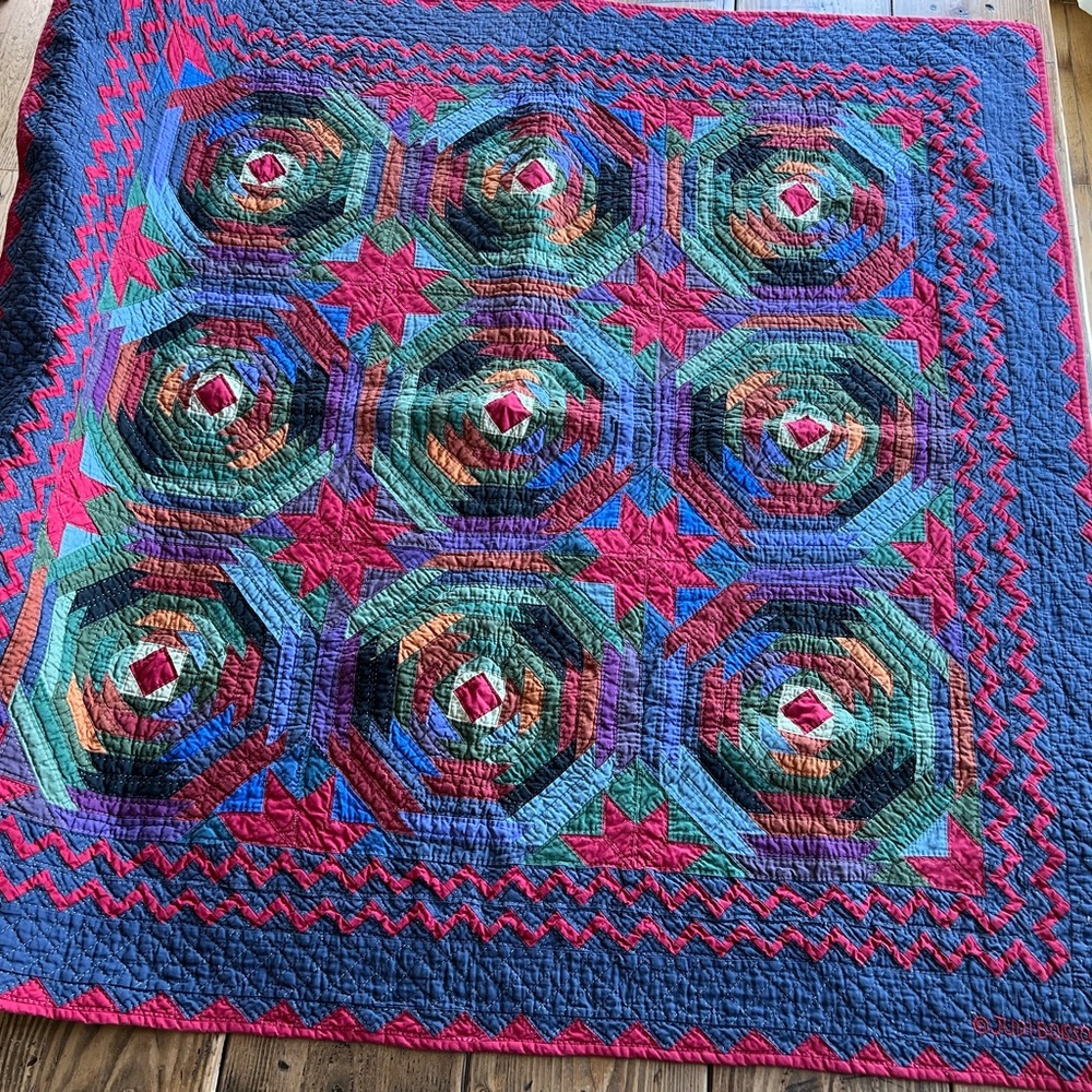 Judi Boisson 1991 quilt 55”x55”
